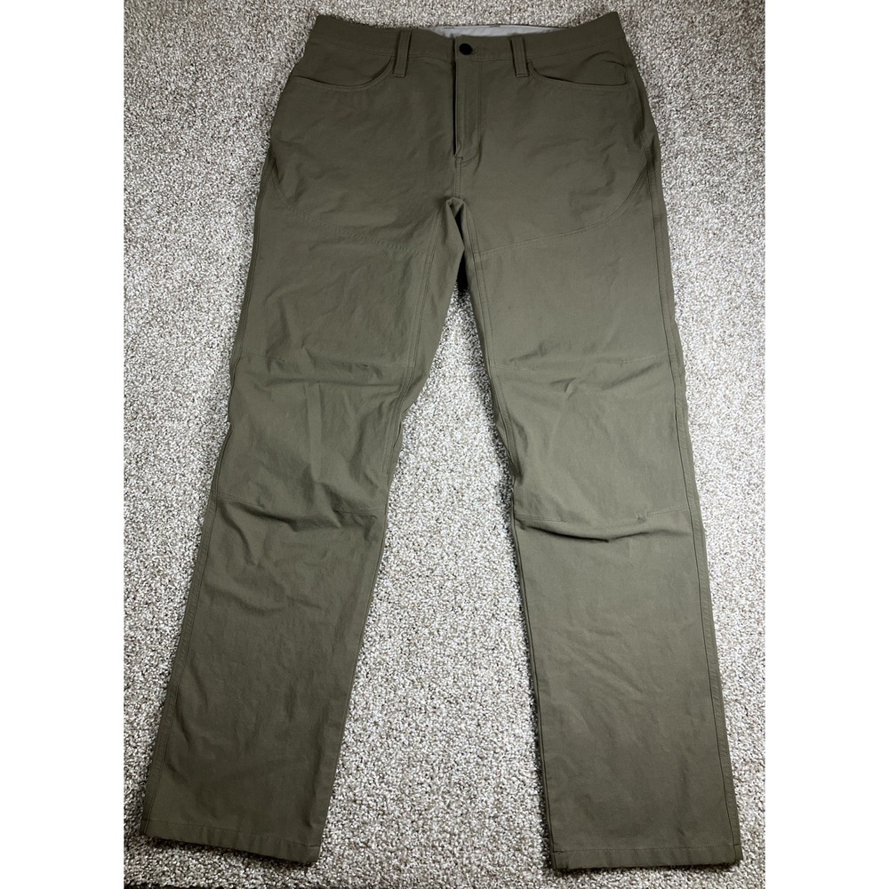 Proof Huckberry ARC Hiking Chino Pants Men's Size 34x32 Olive Green HB Straight